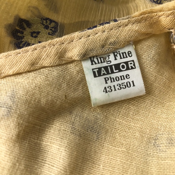 Pakistani outfit 3 piece set,gold costume. Small. - Picture 12 of 15